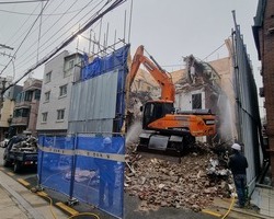 강남구 삼성동121-9 신축공사 중 해체공사