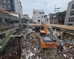 송파구 석촌동 239-13 신축공사 중 해체공사